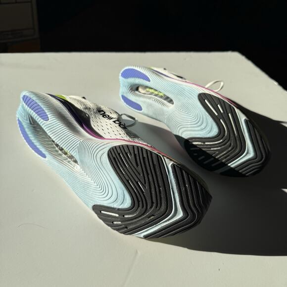 New Balance FuelCell SuperComp Elite v3 Women’s 10 Racing Shoes White Rainbow - Picture 8 of 9